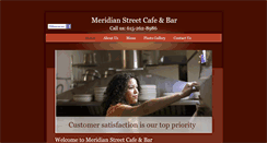 Desktop Screenshot of 815meridianstreetcafe.com